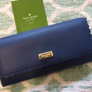 Blue Kate Spade wallet